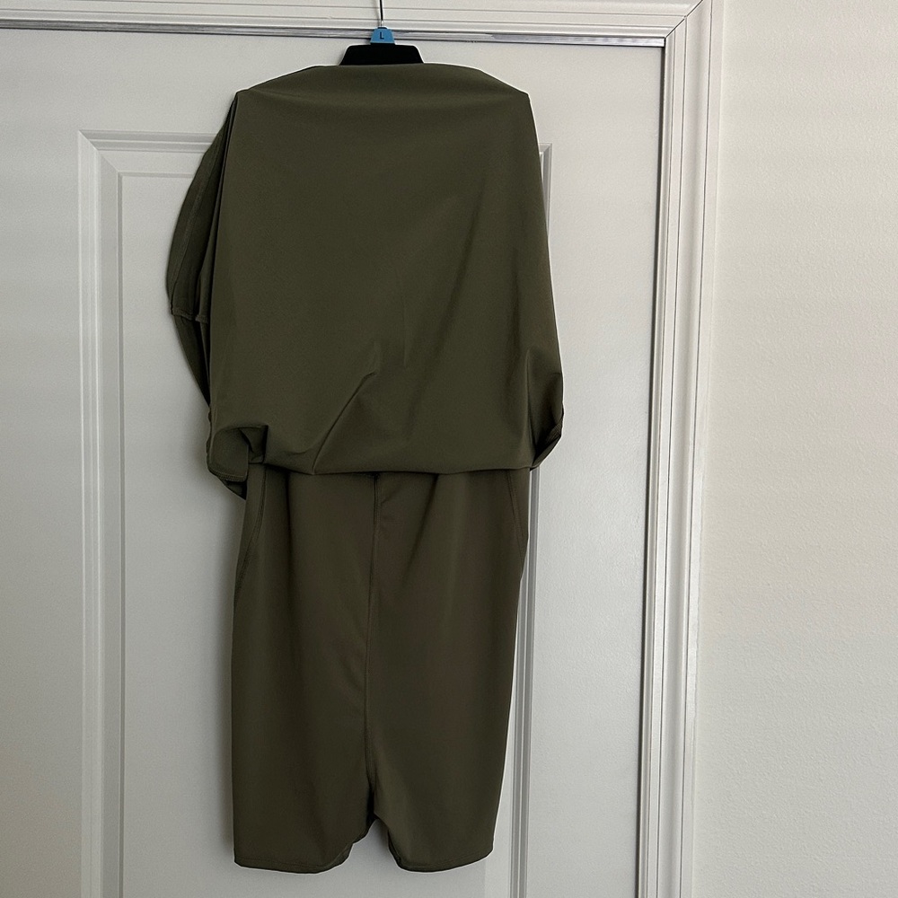 Abercrombie & Fitch Olive Green Slip Dress - Picture 3 of 3